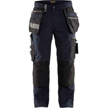 Blaklader Werkbroek met stretch - Donker marineblauw/Zwart - C148