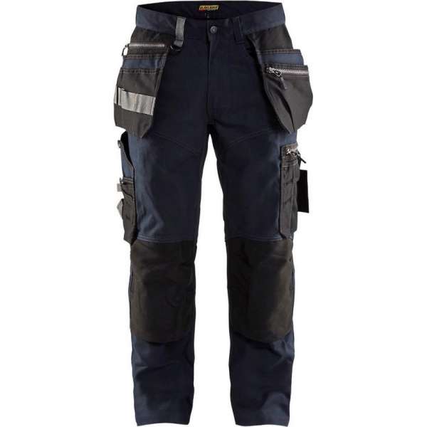 Blaklader Werkbroek met stretch - Donker marineblauw/Zwart - C148 Blaklader Werkbroek met stretch - Donker marineblauw/Zwart - C148