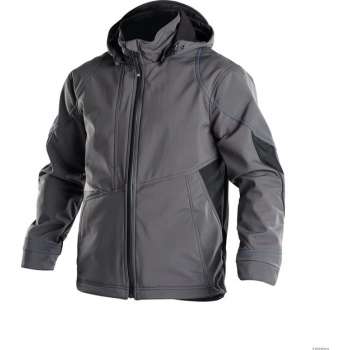 Dassy Profesional Workwear Softshell Jas - Gravity Antracietgrijs/zwart - Mt Xl