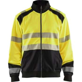 Blaklader Sweatshirt hele rits High Vis - High Vis Geel/Zwart - L