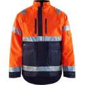 Blåkläder 4827-1977 Winterjas High Vis Oranje/Marineblauw maat XL