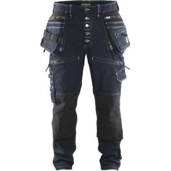 Blaklader Baggy denim stretch X1900 - Marineblauw/Zwart - D84
