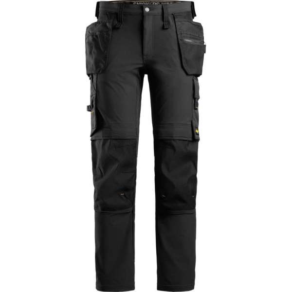 Snickers Workwear Full Stretch werkbroek met holsterzakken zwart 52 Snickers Workwear Full Stretch werkbroek met holsterzakken zwart 52