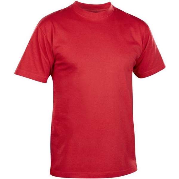 Blåkläder 3302-1030 T-shirts per 10 verpakt Rood maat S Blåkläder 3302-1030 T-shirts per 10 verpakt Rood maat S