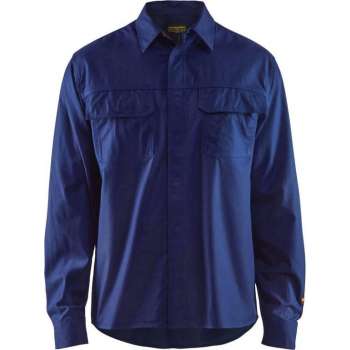 Blåkläder 3227-1515 Overhemd vlamvertragend Marineblauw maat XL