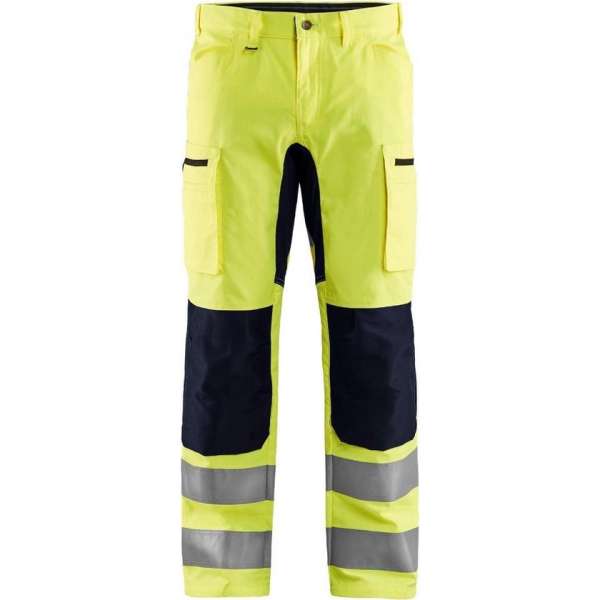 Blaklader High Vis broek met stretch - High Vis Geel/Zwart - C46