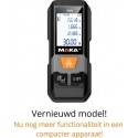 MAKA Digitale laser afstandmeter - 30 meter bereik - Aanpasbare meetreferentie - Lasermeter