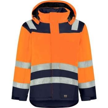 Tricorp Midi Parka High Vis Bicolor 403023 - Mannen - Oranje/Ink - M