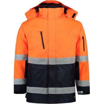 Tricorp Parka EN471 bi-color - Workwear - 403004 - fluor oranje / navy - Maat 3XL