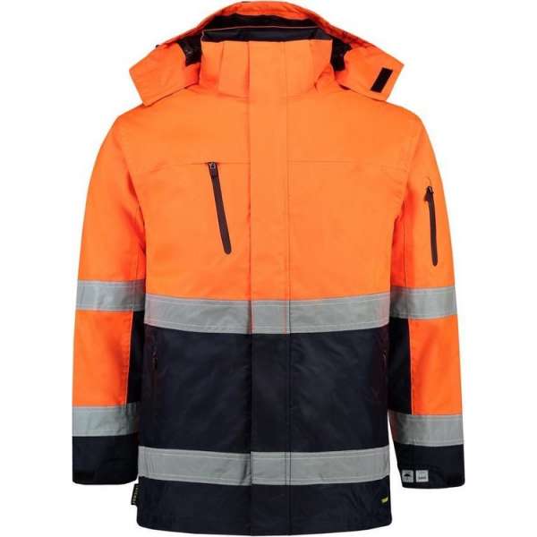 Tricorp Parka EN471 bi-color - Workwear - 403004 - fluor oranje / navy - Maat 3XL