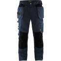 Blaklader Werkbroek met spijkerzakken - Donker marineblauw/Zwart - D88