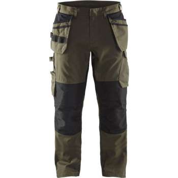 Blaklader Service Werkbroek stretch 1496-1330 - Mannen - Groen/Zwart - 58