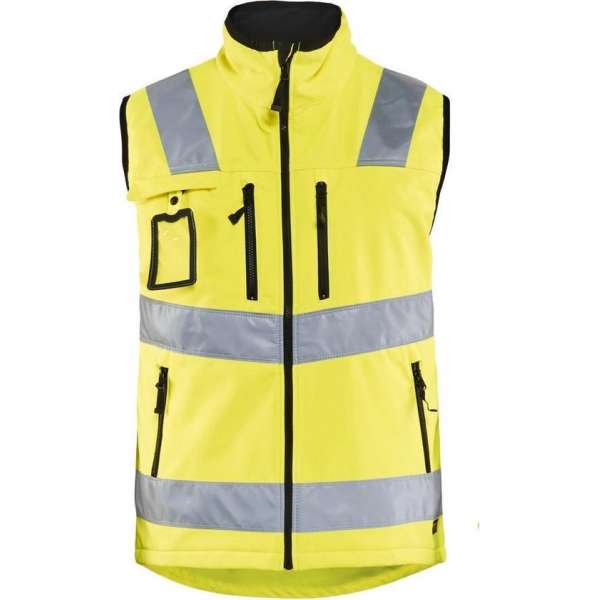 Blaklader Softshell vest High Vis - High Vis Geel - XS Blaklader Softshell vest High Vis - High Vis Geel - XS