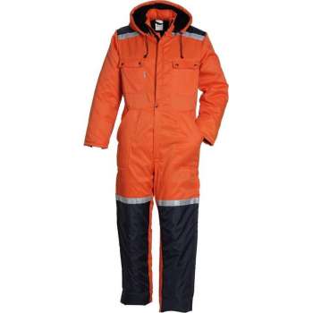 Havep winteroverall maat 52 2206 oranje/blauw