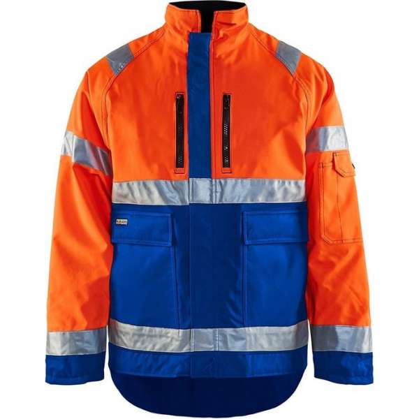 Blåkläder 4827-1977 Winterjas High Vis Oranje/Korenblauw maat XXXL Blåkläder 4827-1977 Winterjas High Vis Oranje/Korenblauw maat XXXL