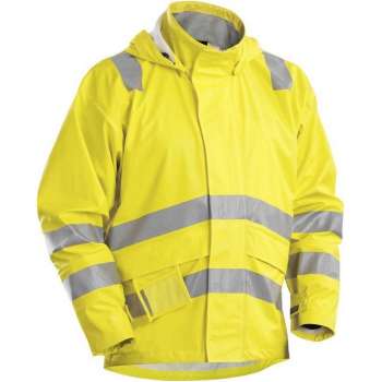 Blåkläder 4303-2009 Vlamvertragende Regenjas Geel maat XL
