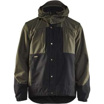 Blåkläder 4854-1977 Garden jas Ongevoerd Army Groen/Zwart maat XS