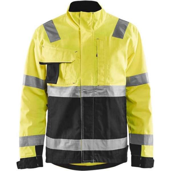 Blåkläder 4064-1811 Jack Ongevoerd High Vis klasse 3 Geel/Zwart maat XXL Blåkläder 4064-1811 Jack Ongevoerd High Vis klasse 3 Geel/Zwart maat XXL