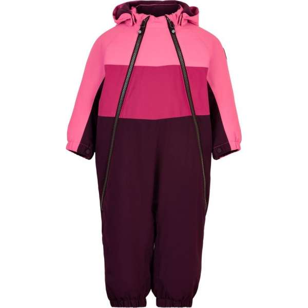 Color Kids - Coverall sneeuwpak voor baby's - Colorblock - Paars - maat 104cm Color Kids - Coverall sneeuwpak voor baby's - Colorblock - Paars - maat 104cm