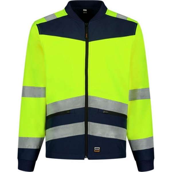 Tricorp Softshell High Vis Bicolor 403021 - Mannen - Geel/Ink - S Tricorp Softshell High Vis Bicolor 403021 - Mannen - Geel/Ink - S