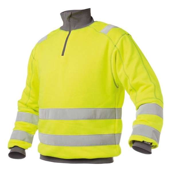 DASSY Denver Reflecterende Sweater Geel/Grijs DASSY Denver Reflecterende Sweater Geel/Grijs