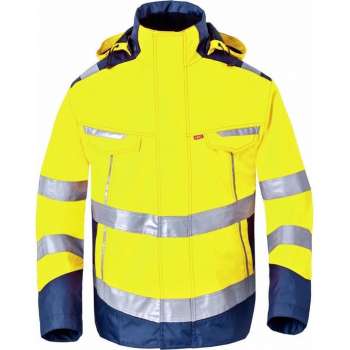 Havep 50217 Parka Fluo Geel/Marine maat XXL