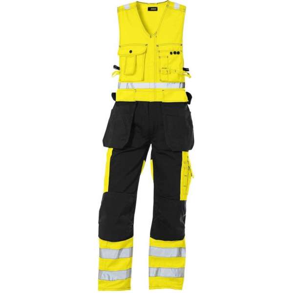 Blåkläder 2653-1804 Amerikaanse overall High Vis Geel/Zwart maat 54 Blåkläder 2653-1804 Amerikaanse overall High Vis Geel/Zwart maat 54