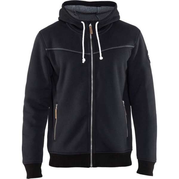Blåkläder 4933-2514 Hoodie met warme voering Zwart maat XXL Blåkläder 4933-2514 Hoodie met warme voering Zwart maat XXL