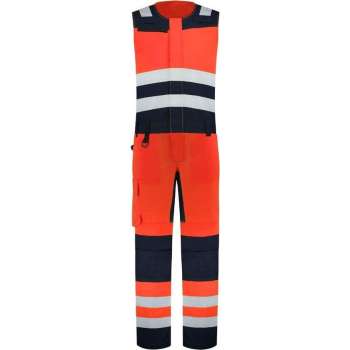 Tricorp Bodybroek High Vis Bicolor 753007 - Mannen - Rood/Ink - 56