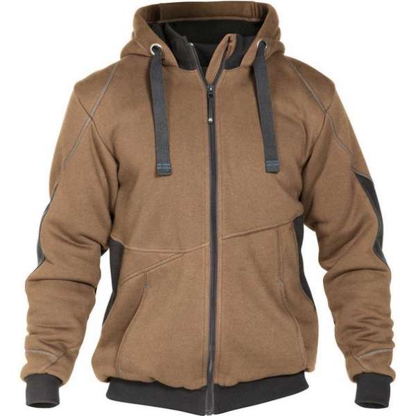 DASSY Pulse D-FX Werktrui Vest Gevoerd Bruin/Grijs DASSY Pulse D-FX Werktrui Vest Gevoerd Bruin/Grijs
