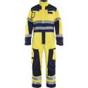 Blåkläder 6378-1514 Multinorm overall Geel/Marineblauw maat D96