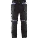 Blaklader Werkbroek met spijkerzakken - Zwart/Grijs - D108