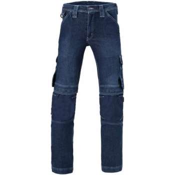HAVEP herenjeans - Attitude 7442 - met kniezakken - blauw - maat 33-32