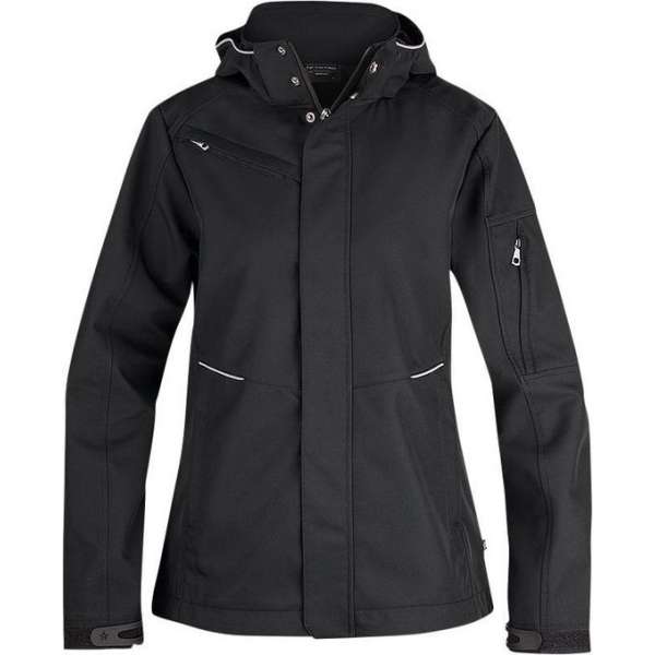 Texstar WJ80 Hooded Softshell 3-L-Zwart-M Texstar WJ80 Hooded Softshell 3-L-Zwart-M