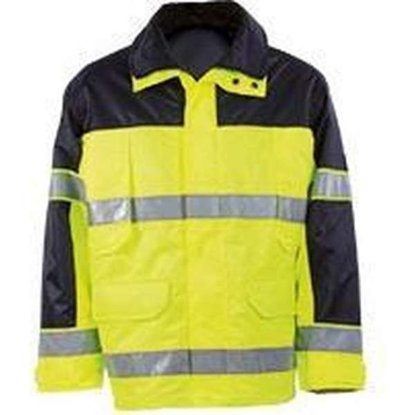 MASCOT veiligheidsjas Savana, EN 471, geel/marine, 100 % polyester, maat 3XL MASCOT veiligheidsjas Savana, EN 471, geel/marine, 100 % polyester, maat 3XL