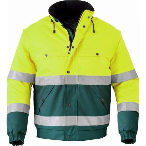 Havep 5139 All season jack Groen/Fluo Geel maat 4XL Havep 5139 All season jack Groen/Fluo Geel maat 4XL