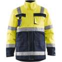 Blåkläder 4068-1530 Multinorm Winterjas Geel/Marineblauw maat L