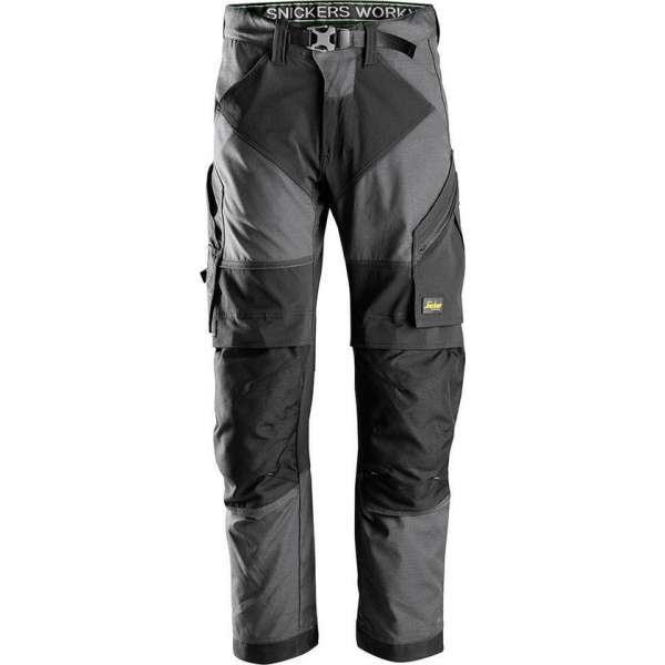 Snickers FlexiWork Werkbroek Stretch+ 6903 - Mannen - Staalgrijs/Zwart - 56 Snickers FlexiWork Werkbroek Stretch+ 6903 - Mannen - Staalgrijs/Zwart - 56