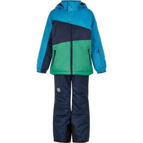 Color Kids - Skipak voor jongens - Colorblock - Lichtblauw - maat 140cm Color Kids - Skipak voor jongens - Colorblock - Lichtblauw - maat 140cm