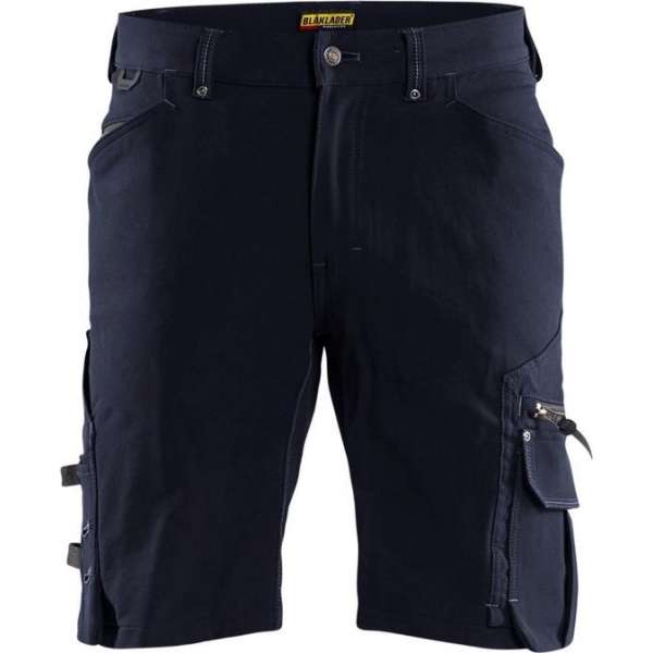 Blaklader Short 4-weg stretch X1900 zonder spijkerzakken - Donker marineblauw/Zwart - C52 Blaklader Short 4-weg stretch X1900 zonder spijkerzakken - Donker marineblauw/Zwart - C52