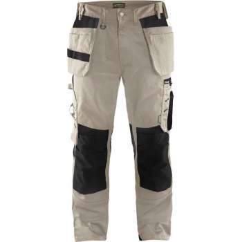 Blaklader Werkbroek met spijkerzakken - Stone/Zwart - D92
