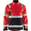 Blaklader Jack High Vis - High Vis Rood/Zwart - XS