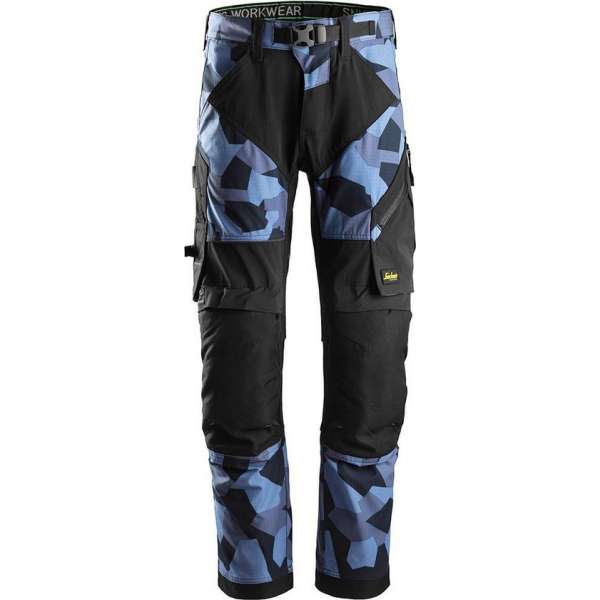 Snickers FlexiWork Werkbroek Stretch+ 6903 - Mannen - Camoblauw/Zwart - 58 Snickers FlexiWork Werkbroek Stretch+ 6903 - Mannen - Camoblauw/Zwart - 58