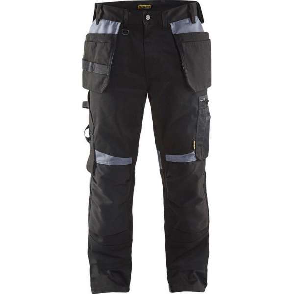 Blaklader Werkbroek met spijkerzakken - Zwart/Grijs - C152 Blaklader Werkbroek met spijkerzakken - Zwart/Grijs - C152