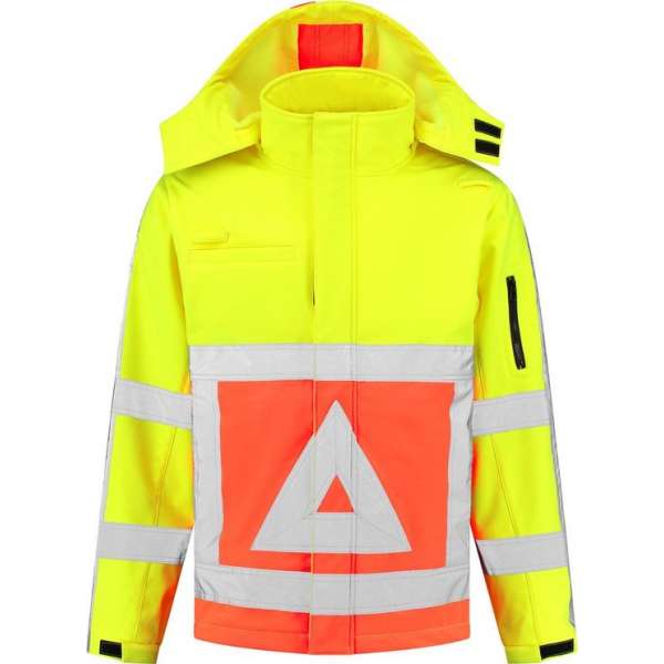 EM Traffic Softshell Jas Verkeersregelaar - Maat M EM Traffic Softshell Jas Verkeersregelaar - Maat M