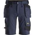Snickers Korte Broek AllroundWork Stretch Holsterzakken 6141 - Mannen - Navy/Zwart - 60