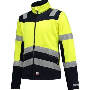 Tricorp Fleecejack Multinorm Bicolor 403013 - Mannen - Geel/Ink - XS