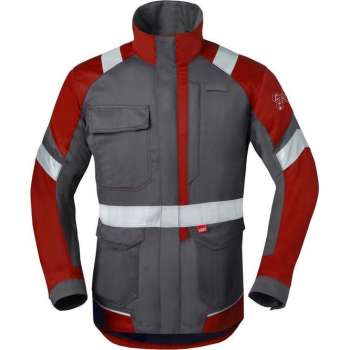 Havep 50285 Korte jas/Vest Charcoal Grijs/Rood maat 60