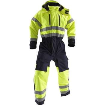 Blåkläder Winteroverall High Vis Mt C52 Geel/marineblauw C52