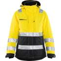 Blåkläder 4872-1987 Dames Winterjas High Vis Geel/Zwart maat M